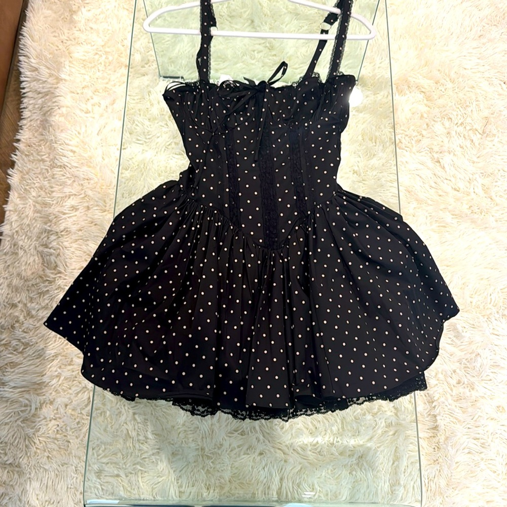 Windsor black/white mini dress